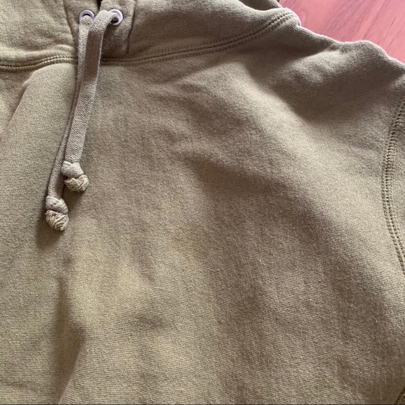 Olive green supreme hoodie m - Picture 3 of 6